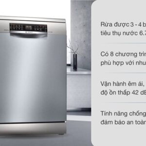 Máy rửa bát Bosch SMS6ECI93E Serie 6