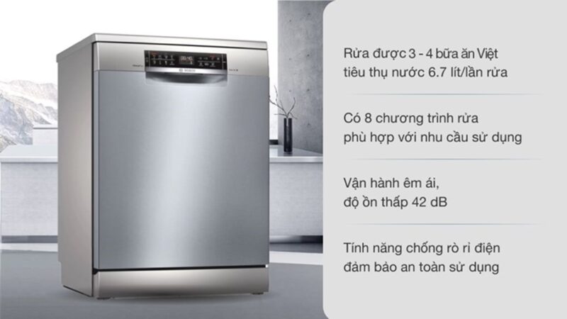 Máy rửa bát Bosch SMS6ECI93E Serie 6