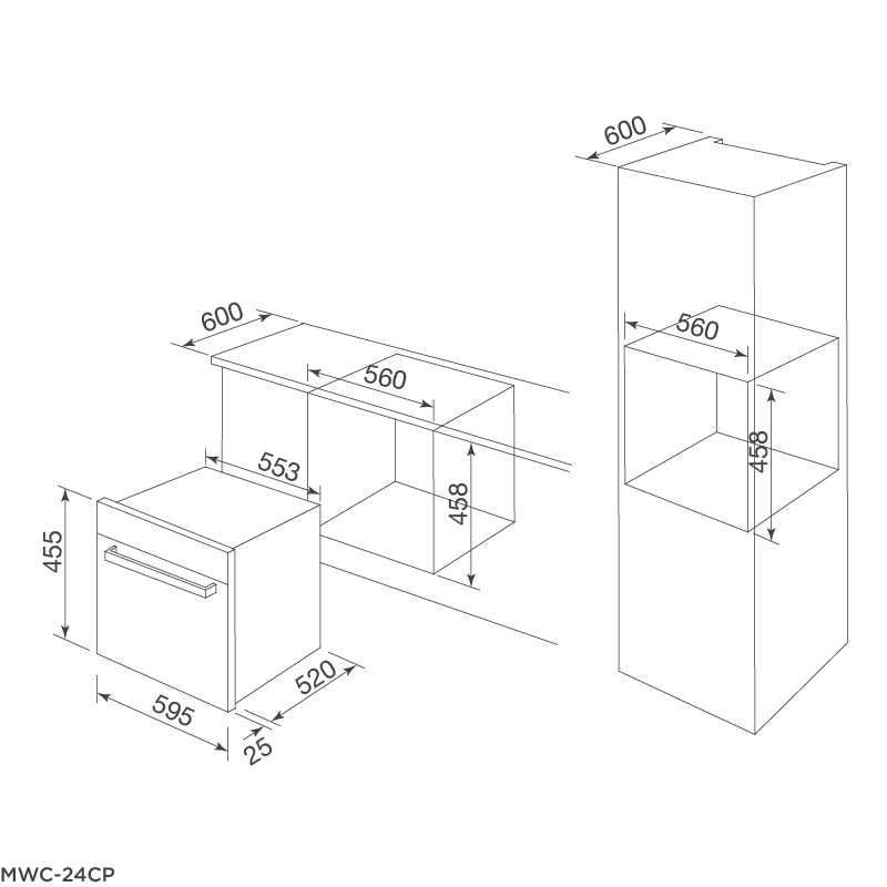 Tủ bảo quản rượu Malloca MWC-46BG (46 chai)